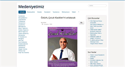 Desktop Screenshot of medeniyetimiz.com